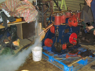 Fisrt test run of the 'Reliant' steering engine